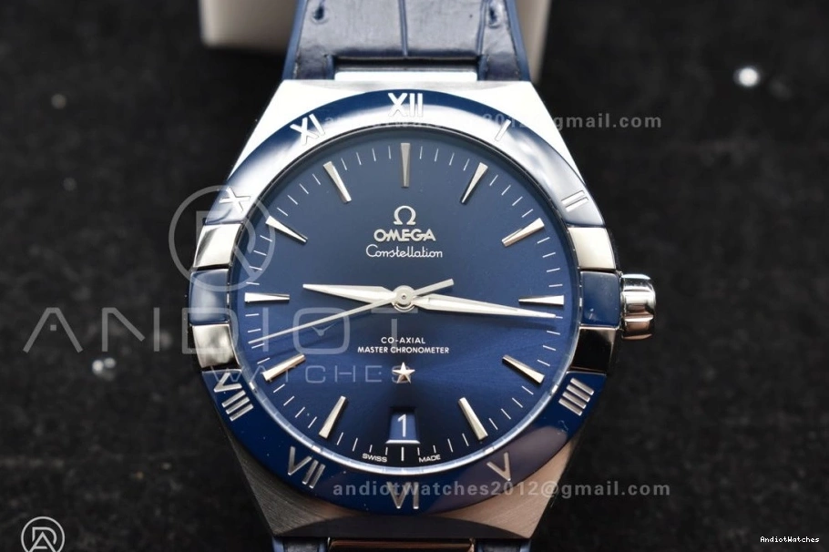 VSF A8900 Edition Clone Best Breathable on 546 Super Constellation Blue Strap Blue Ceramic Blue SS Dial Gummy 1:1 0912